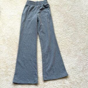 Grey wide leg joggers